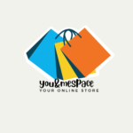 Colorful Illustrative Online Shop Logo